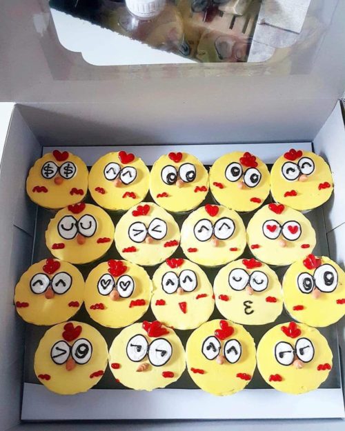 Cupcake gà con dễ thương