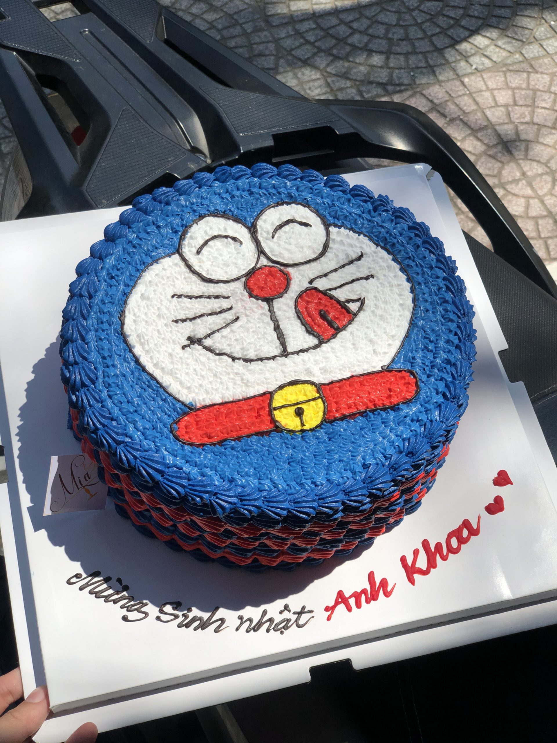 Bánh sinh nhật in hình poster hoạt hình Doremon ăn được đẹp mắt bán chạy |  Bánh Kem Ngộ Nghĩnh