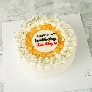 Bánh sinh nhật 3 tầng tặng chồng tạo hình hoa hồng nở rộ - Bánh Thiên Thần  : Chuyên nhận đặt bánh sinh nhật theo mẫu