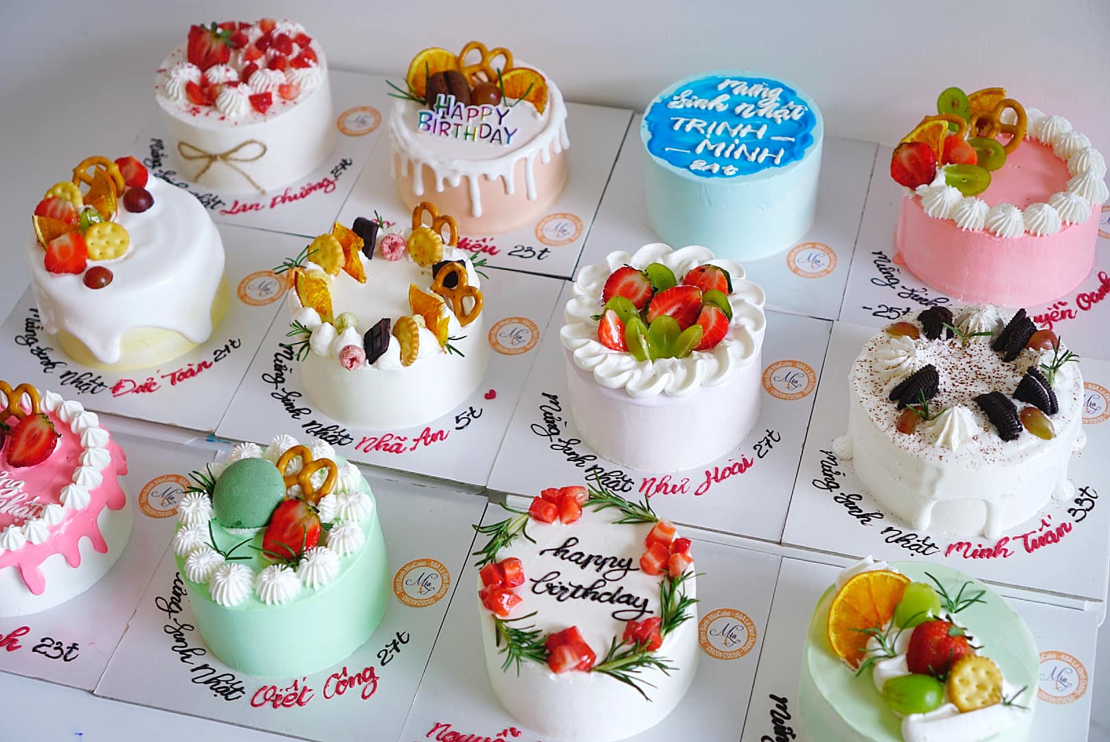 Tổng hợp mẫu bánh mini cute  bento cake  Tiệm bánh MiaCake Đà Nẵng