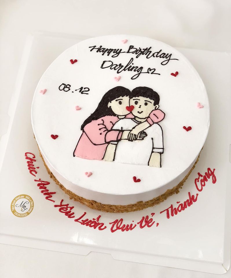 Bánh sinh nhật tạo hình chibi các thành viên trong gia đình dành tặng cho  bố Mẫu 49707  FRIENDSHIP CAKES  GIFT