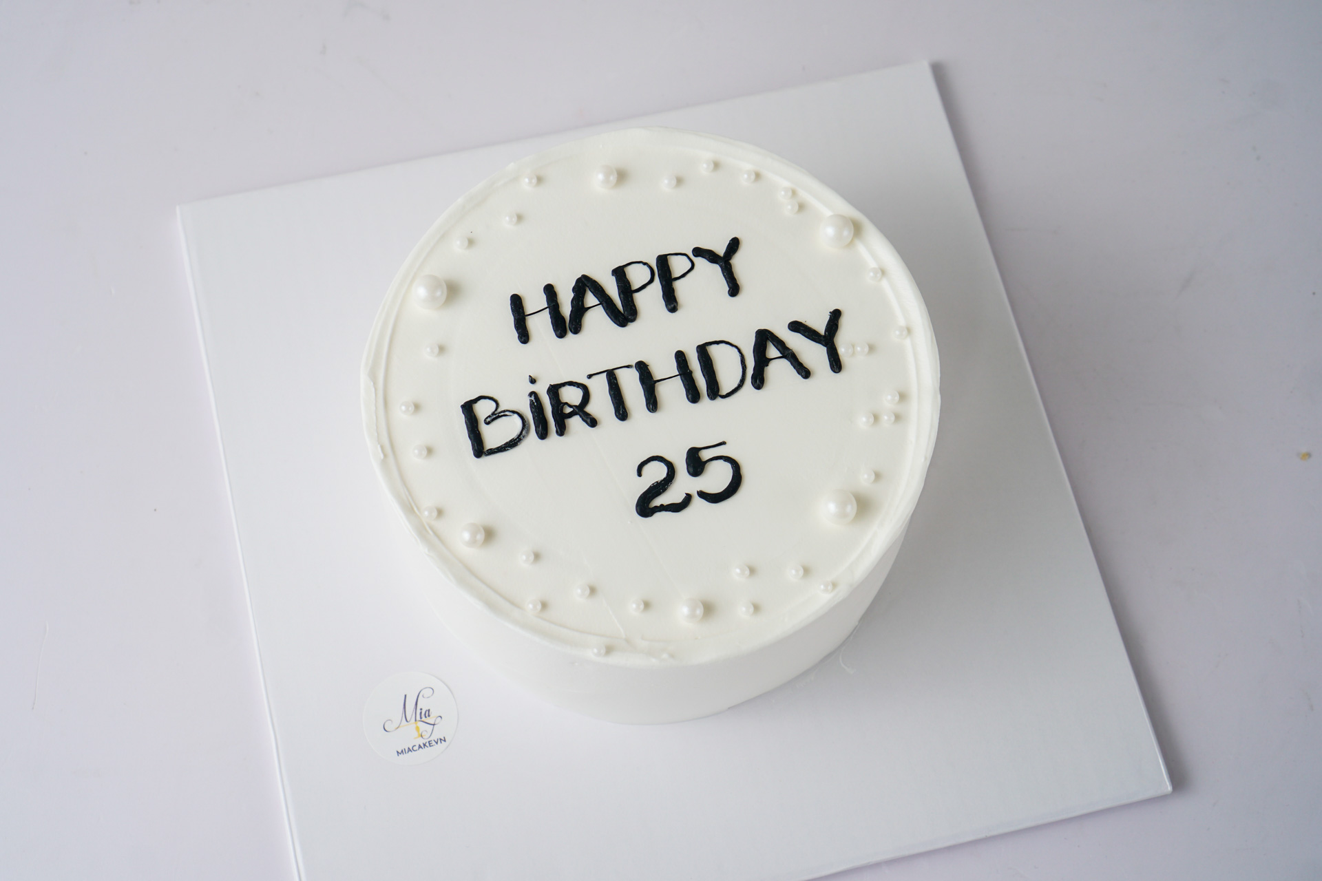 BFD8 - Bánh sinh nhật Nơ trắng dễ thương sz16 - Tokyo Gateaux - Đặt bánh  lấy ngay tại Hà Nội