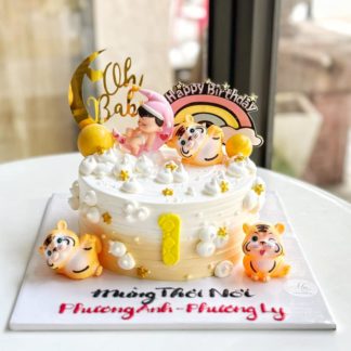 Bánh kem sữa đồ chơi, phi hành gia mẫu 2 - Bánh sinh nhật cho bé trai 32 -  Tiny Pretty Cake