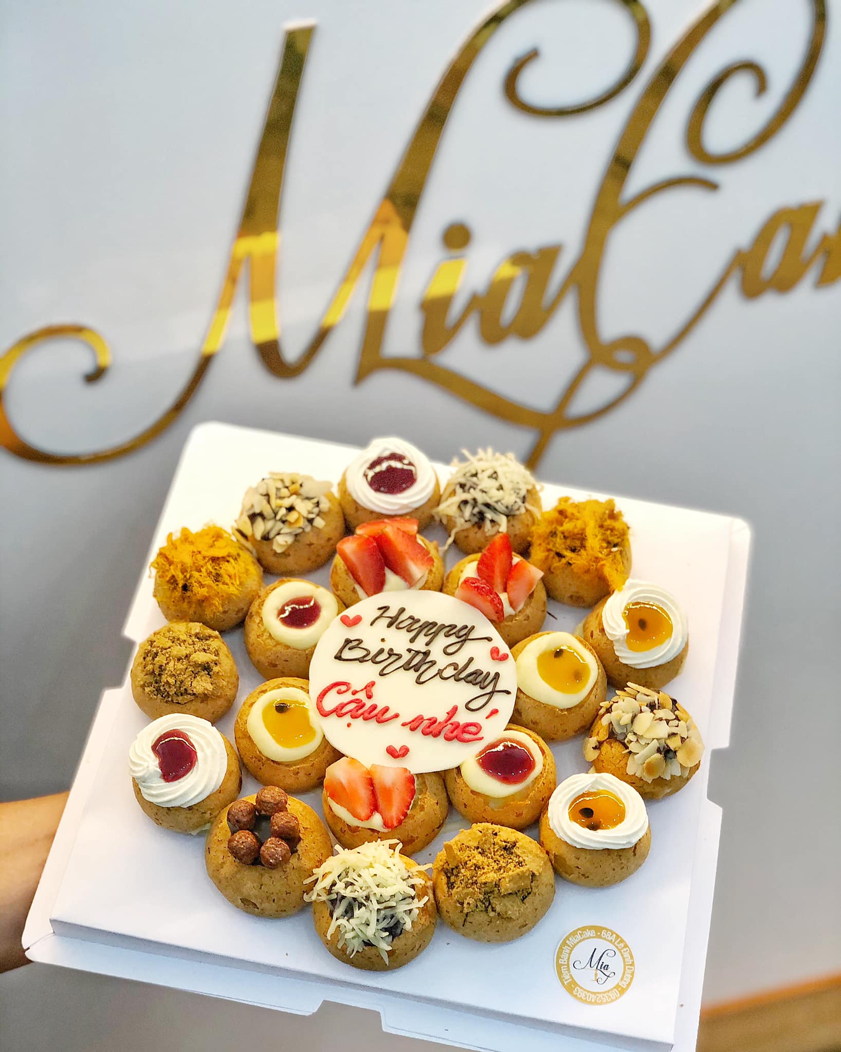 Tổng hợp các mẫu Bánh su kem - Su Singapore sinh nhật - Tiệm bánh MiaCake  Đà Nẵng