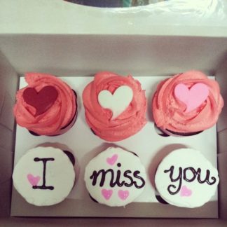 Mẫu Bánh Cupcake I Miss You [Mã 253] - Tiệm Bánh Miacake Đà Nẵng