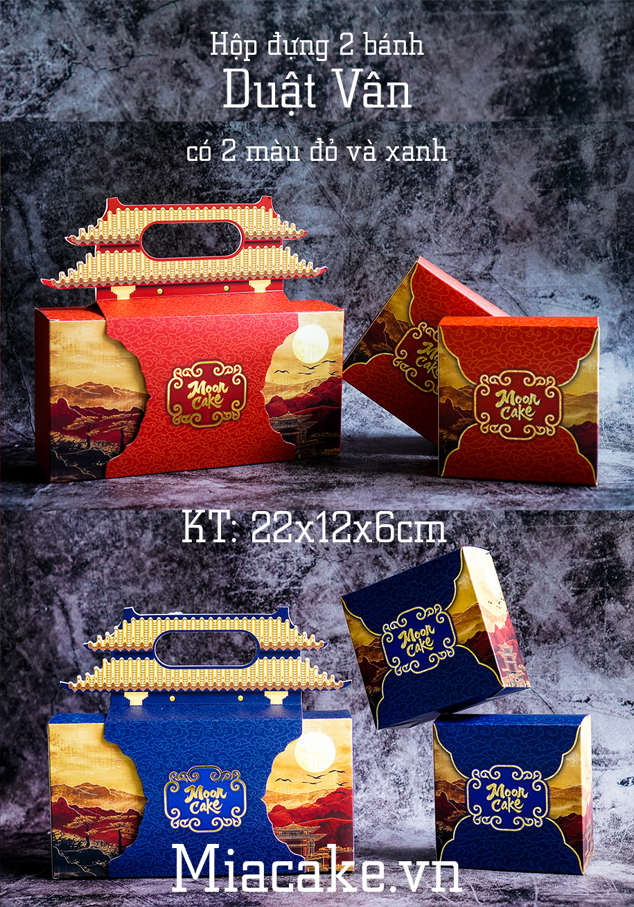 Hộp đựng 2 bánh Trung Thu