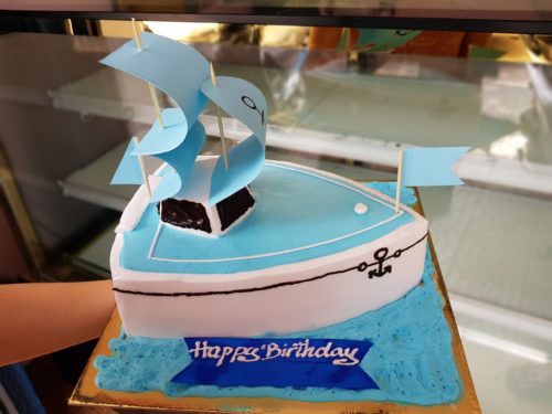 Mẫu bánh kem sinh nhật hình con thuyền Đà Nẵng