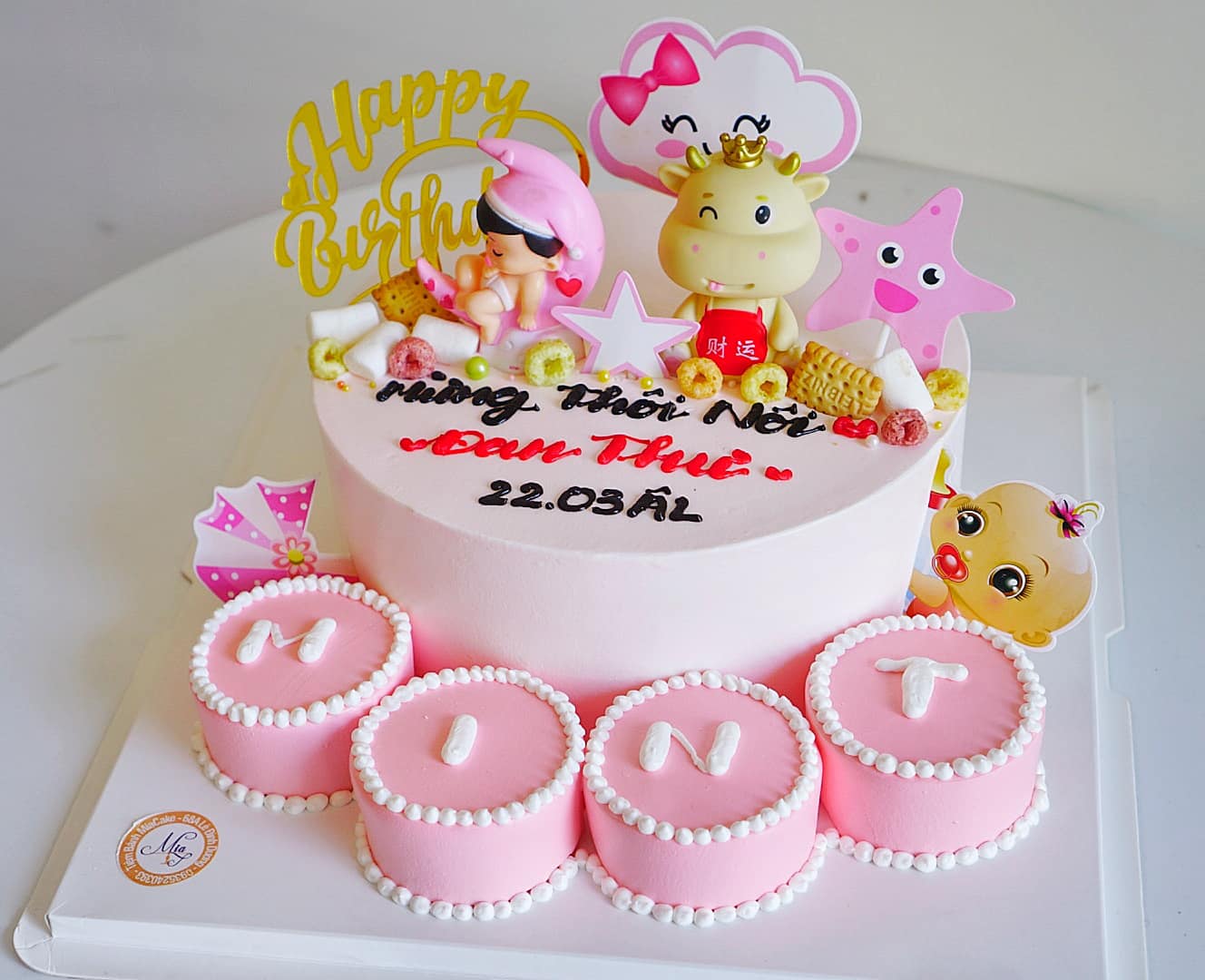 Bánh sinh nhật bé gái BG52 – Paolobakery