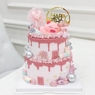 Tuyển chọn 999+ mẫu bánh sinh nhật 2 tầng đẹp cho bé gái với nhiều hình  dáng và màu sắc dễ thương